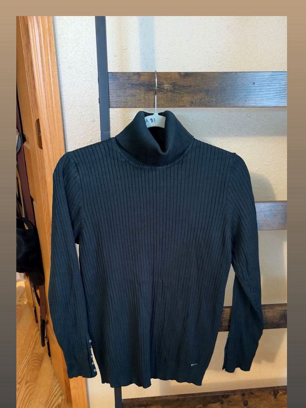 Calvin Klein - Ribbed Turtleneck Sweater - Dark Teal/Green